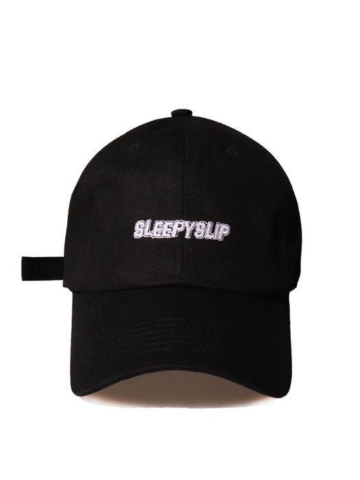 [unisex]STR SLEEPYSLIP BLACK BALL CAP