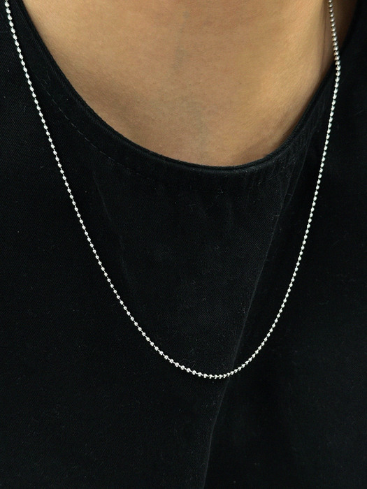 silver925 tag necklace