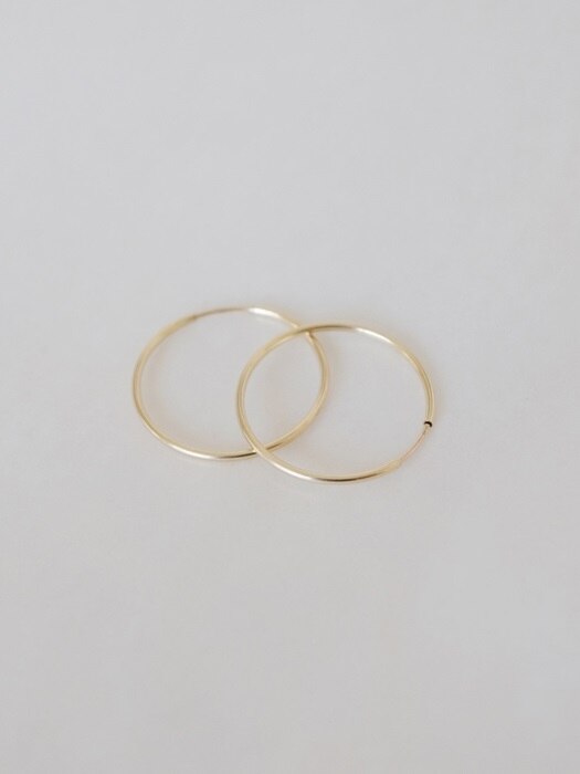 Goldfilled 24mm Pipe Earring