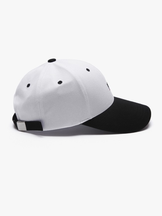 PIECE HARD 6P CAP (BLACK WHITE)