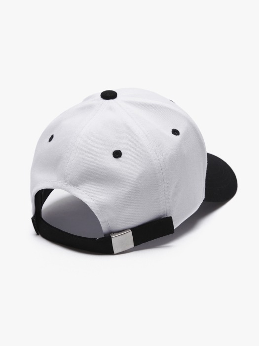 PIECE HARD 6P CAP (BLACK WHITE)