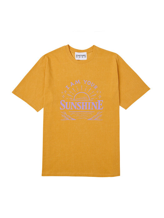 SUNSHINE Pigment T-Shirts - YELLOW 