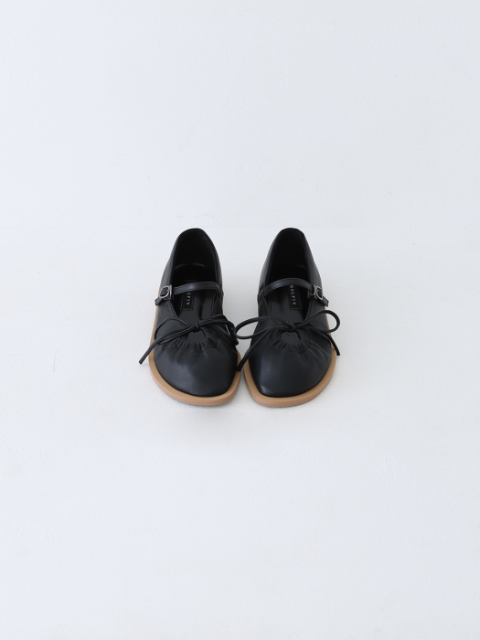 Strap Ballerina Shoes_21535_black