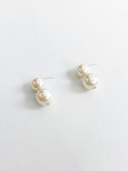 Two Pearl Earrings