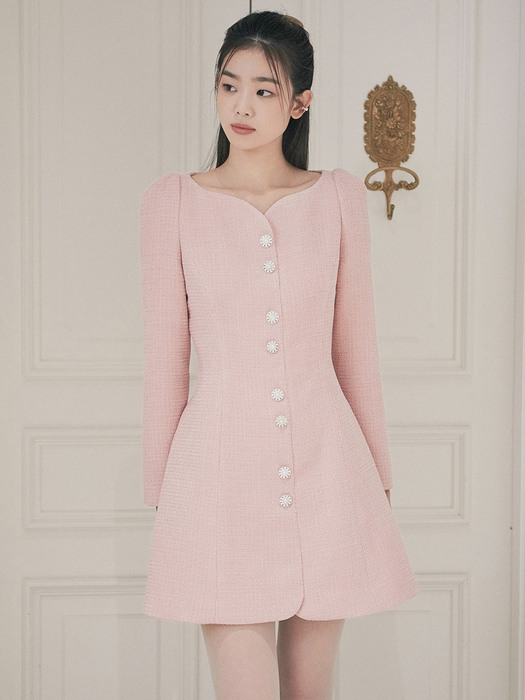 Tweed Rosy Dress