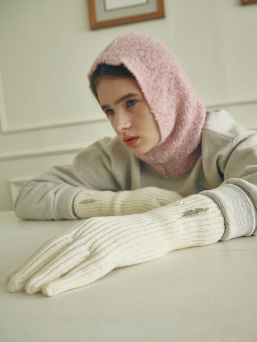 [단독] Pearl Wool Gloves (5 Colors)