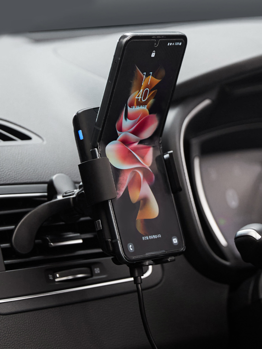 오아 와이더F2 자동 센서 차량용 핸드폰 고속 무선 충전 거치대