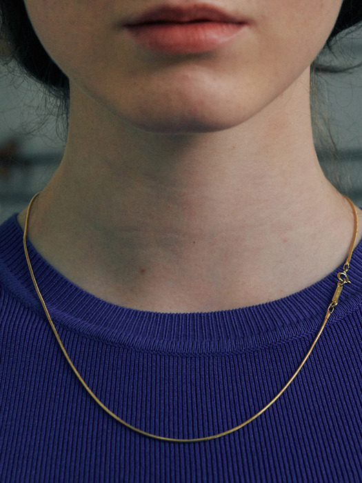 [925 silver] Un.silver.138 / soir necklace (gold ver.)