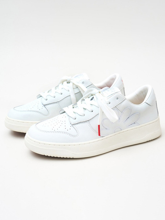 PUR LEATHER SNEAKERS_ALL WHITE