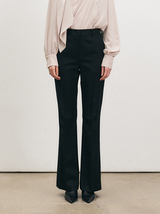 TFS WOOL FLARE TROUSERS_2COLORS
