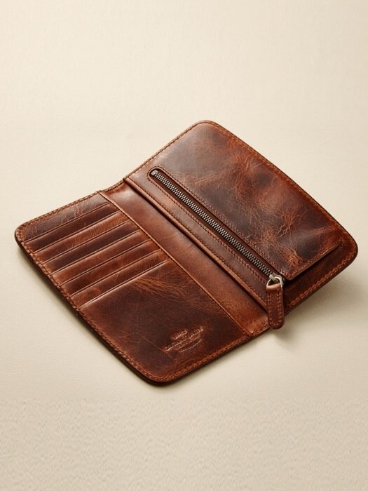 수제가죽 장지갑Bifold long wallet JB812-011(t)