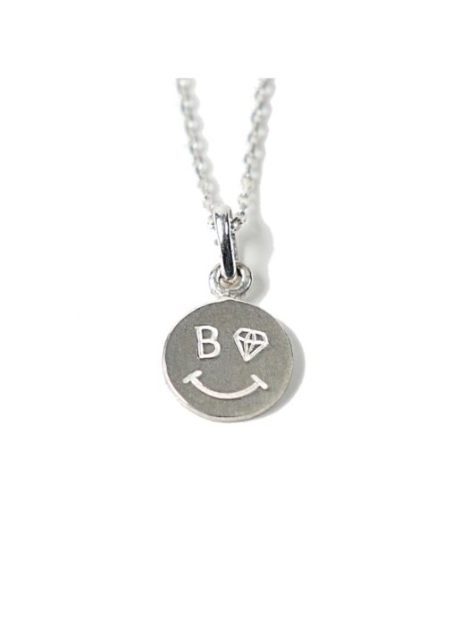 Smile coin silver Necklace