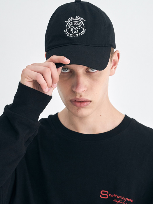 STAMP BALL CAP (BLACK)