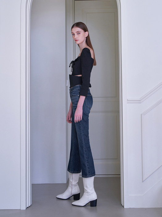 [BOOTSCUT] Row Crop Jeans