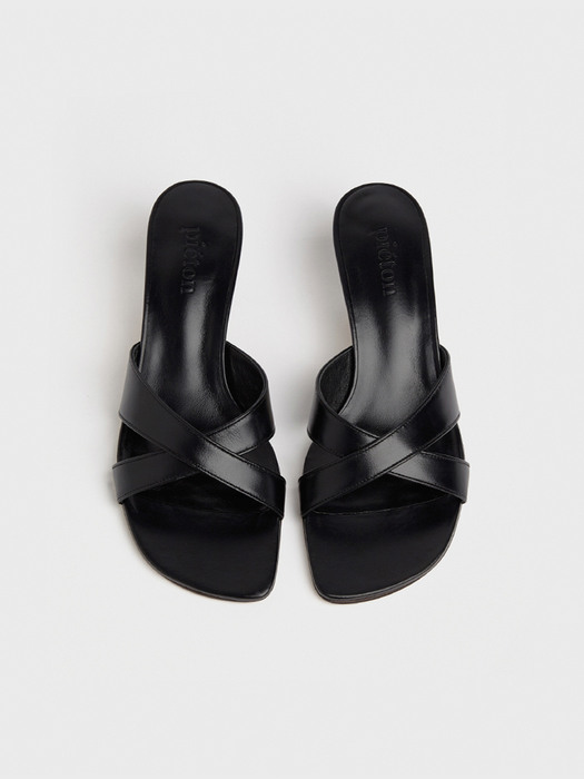 SEL flat sandals_black