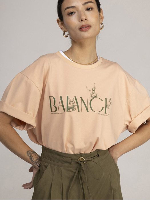 Balance Over T-shirts_salmon