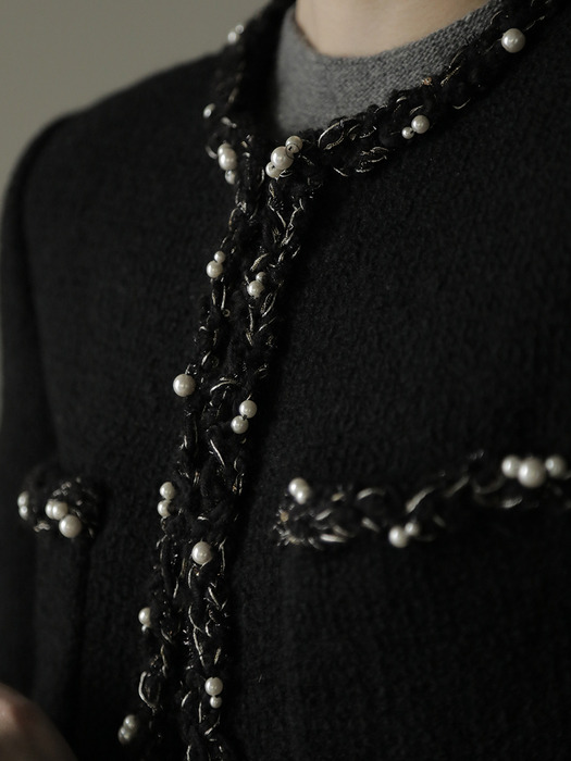 Paris Pearl Jacket  (Black)