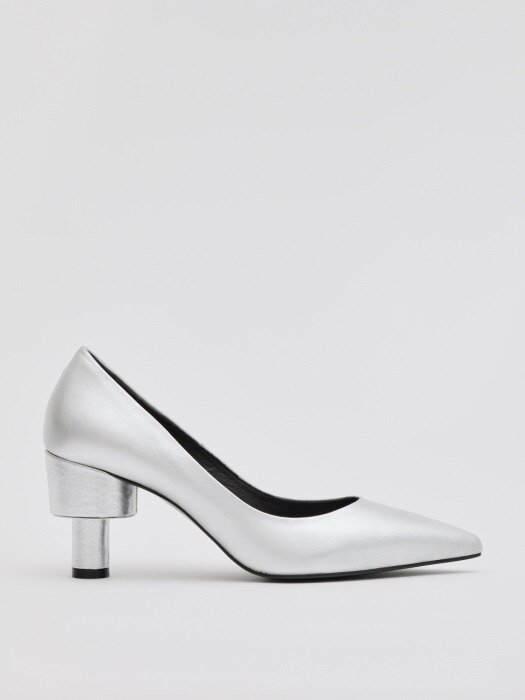 CLASSIC 70 PUMP IN SILVER LEATHER