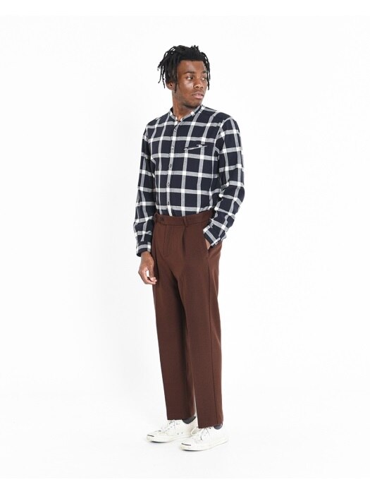 18FW STANDARD WOOL PANTS BROWN