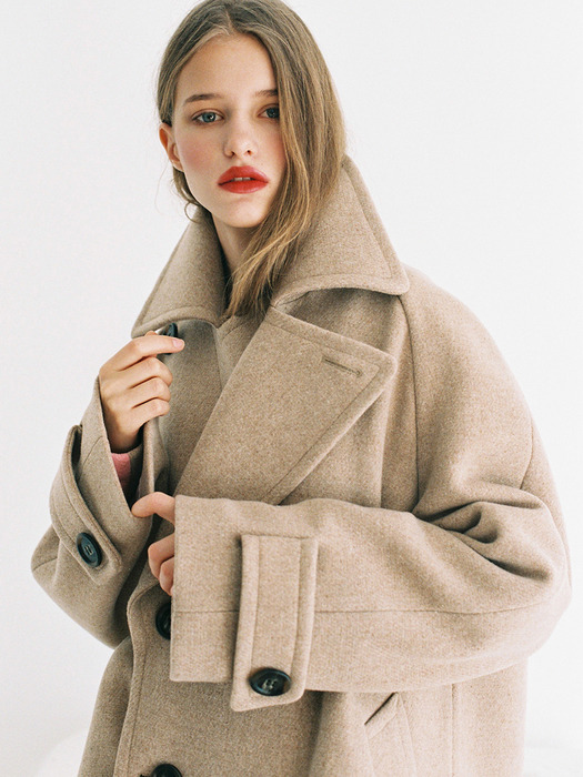 [EXCLUSIVE] Italian Wool NEW A-LINE HALF COAT