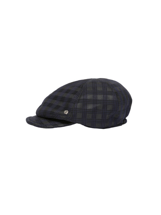 Simple Newsboy cap - Silk black