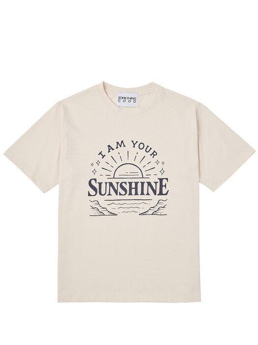SUNSHINE Pigment T-Shirts - NATURAL