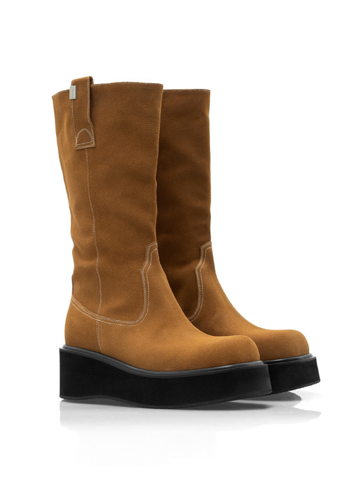 Ash  Western Boots (Camel)