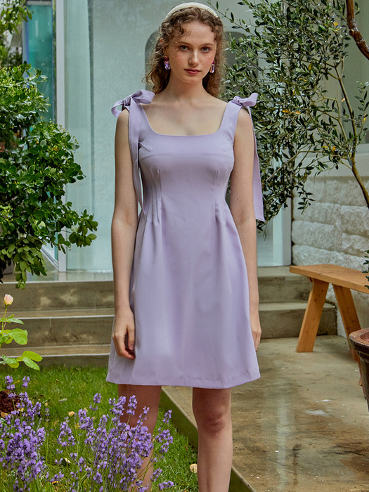 Flash ribbon layered mini dress(3colors)