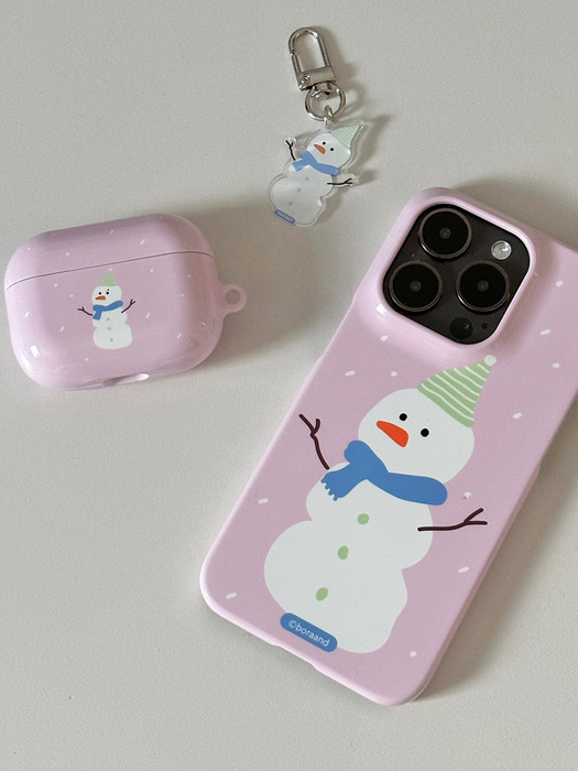 Winter snowman case  (Glossy hard)