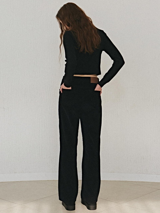 MODERN CORDUROY PANTS_BLACK