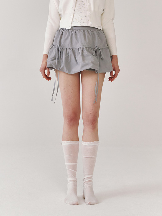 Ribbon String Mini Skirt