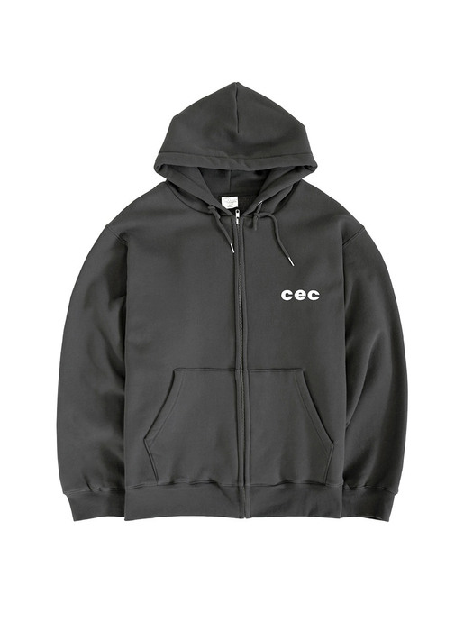 CEC Hood Zipup(Charcoal)