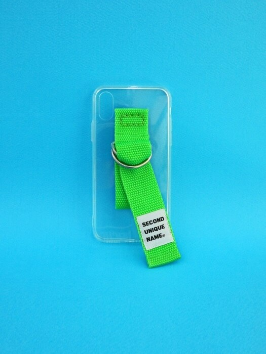 SUN CASE CLEAR YELLOW GREEN (JELLY CASE)