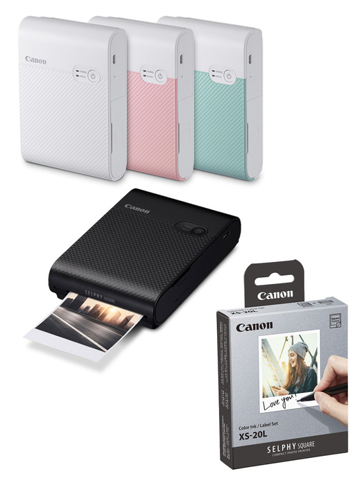 캐논 정품 셀피 스퀘어 SELPHY SQUARE QX10 20매패키지 포토프린터 핸드폰 사진인화