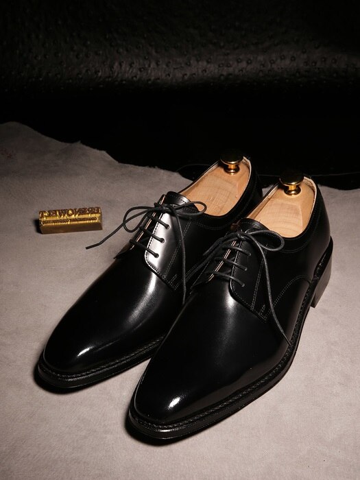 Luxury Plain-toe Goodyear-Welt Black#5062