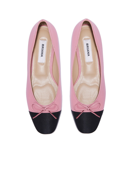 Two-tone Combi Flat Shoes_Love Pink