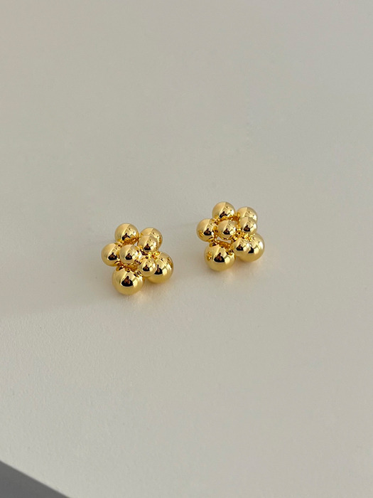 bubble form earrings (2colors)