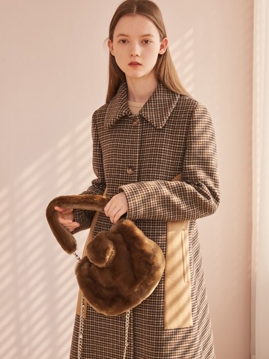  Hound Tooth Check Coat 