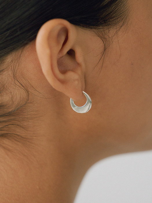 classic moon earring