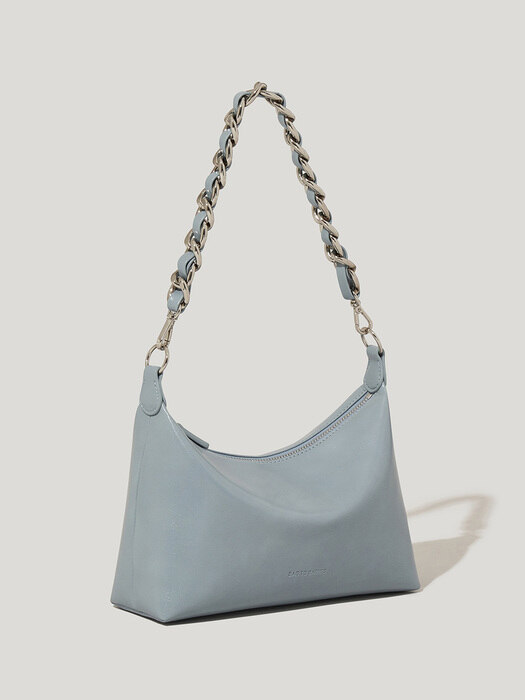 체인 미니 숄더백 Chain Mini Shoulder bag - 스카이 블루
