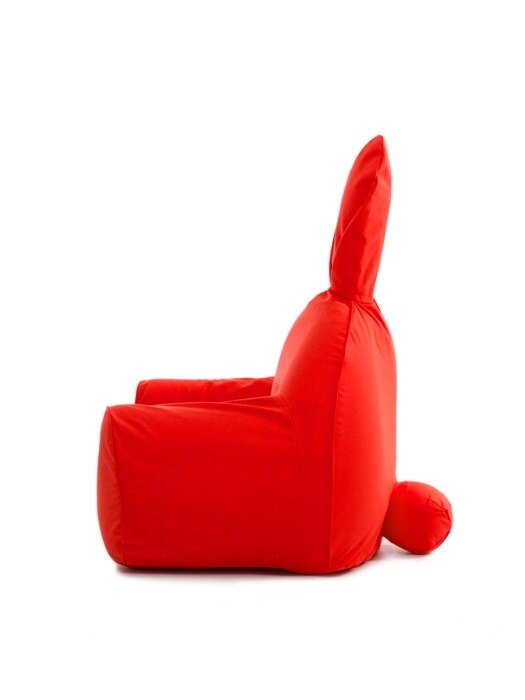 rabito chair small cover - solid red (kids)