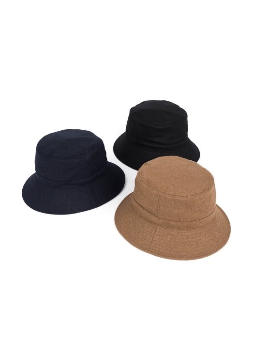 BS WOOL BUCKET HAT (beige)