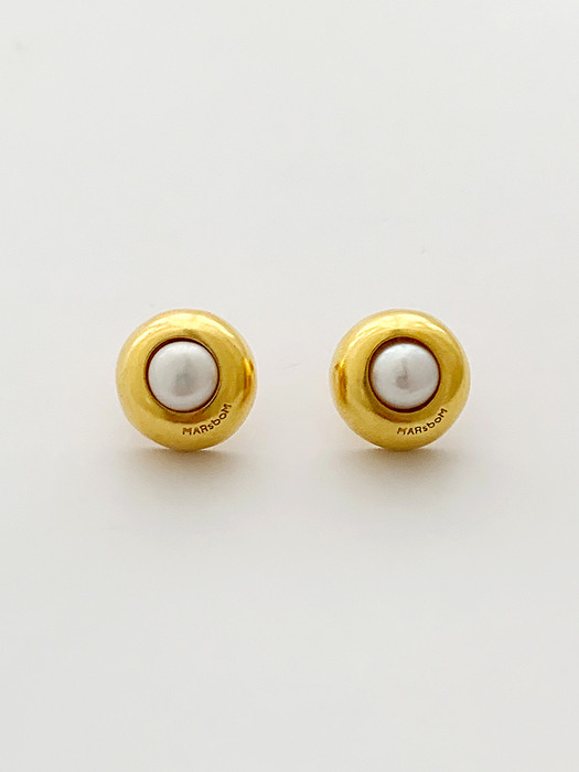 rosalie pearl small gold earring 