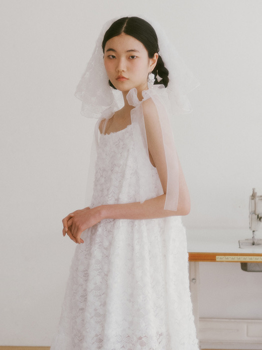 Bridal Rosy Blossom Dress_white