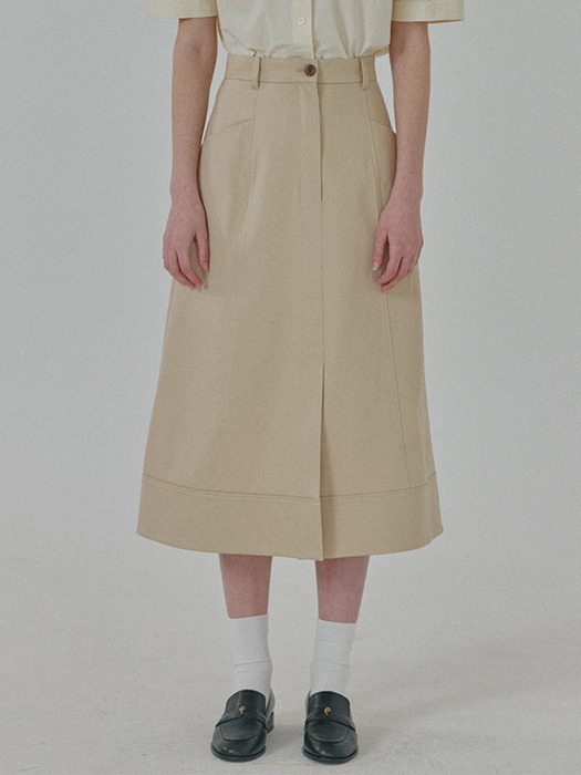 Basic Sleek Skirt(2color)