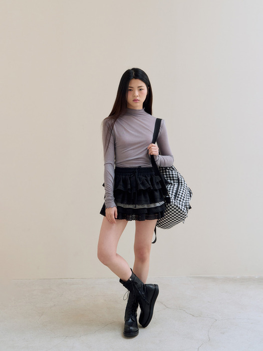 [2차][단독] Cancan Lace Mini Skirt_2 Color