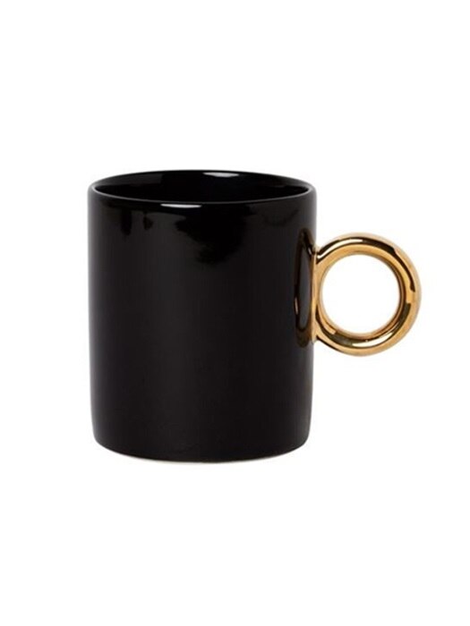 black gold mug