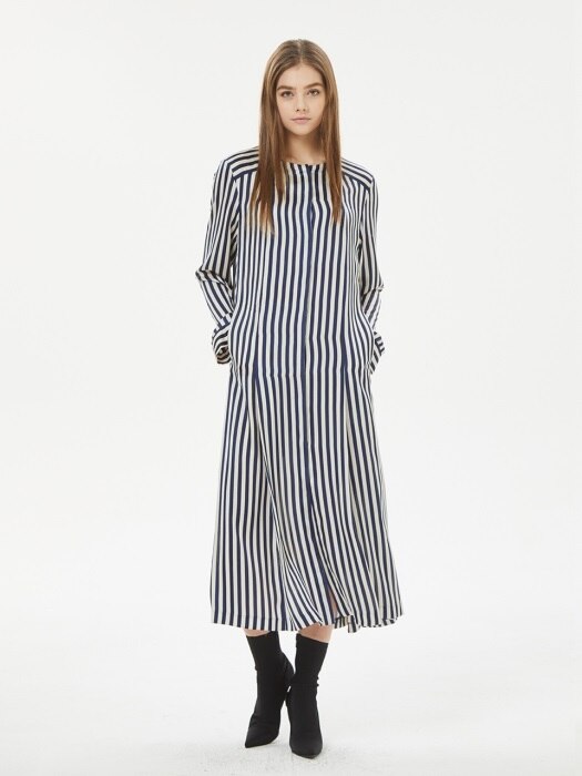 Stripe Long Dress