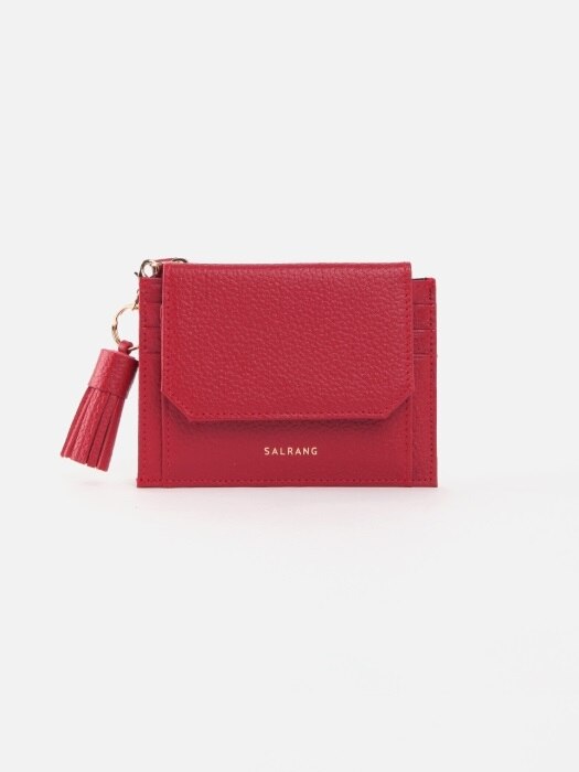 Reims 303S Cover card Wallet cherry red