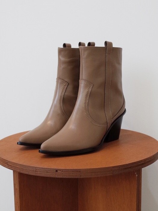 all basic western boots mocha brown